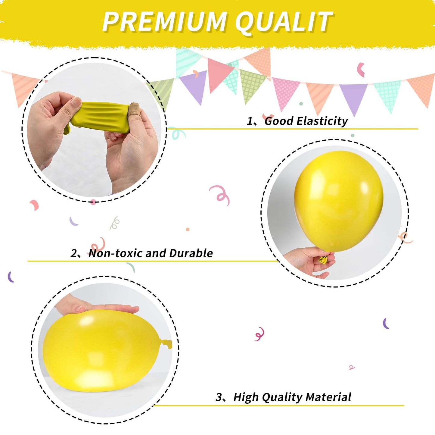 Multicolor Rainbow Balloons, Multicolor Balloons Light Blue Yellow Dark Green Purple Orange Red Balloon Colorful Latex Balloons
