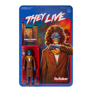 Super7 They Live Female Ghoul - 3.75' They Live Action Figure With Accessories Classic Horror Collectibles And Retro Toys