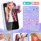 JOYJAM Phone for Kids Age 3-8,Kids Smart Phone for Girls Christmas Birthday Gifts,Toy Phone with Dual Camera Music Player Puzzle