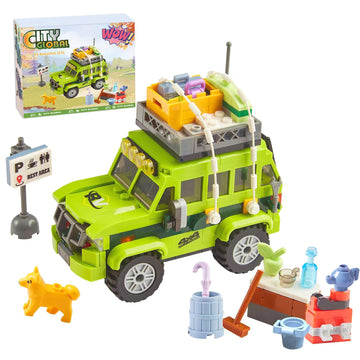 City Camper Van Building Sets, Compatible With Lego City Sets Van Model Building Toys, Gift Idea For Boys And Girls Age 6 7 8 9