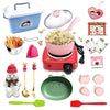 Kids Junior Tiny Real Easy Cooking Kitchen Set and Baking Kit - Mini Stove Burner, Chef - Easy Cook Real Food Utensils Gift for 