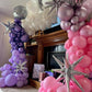 Togvu 60 Pack Metallic Confetti Balloons - 12 Inch Pink Purple Latex for Birthday, Wedding, Baby Shower Decorations
