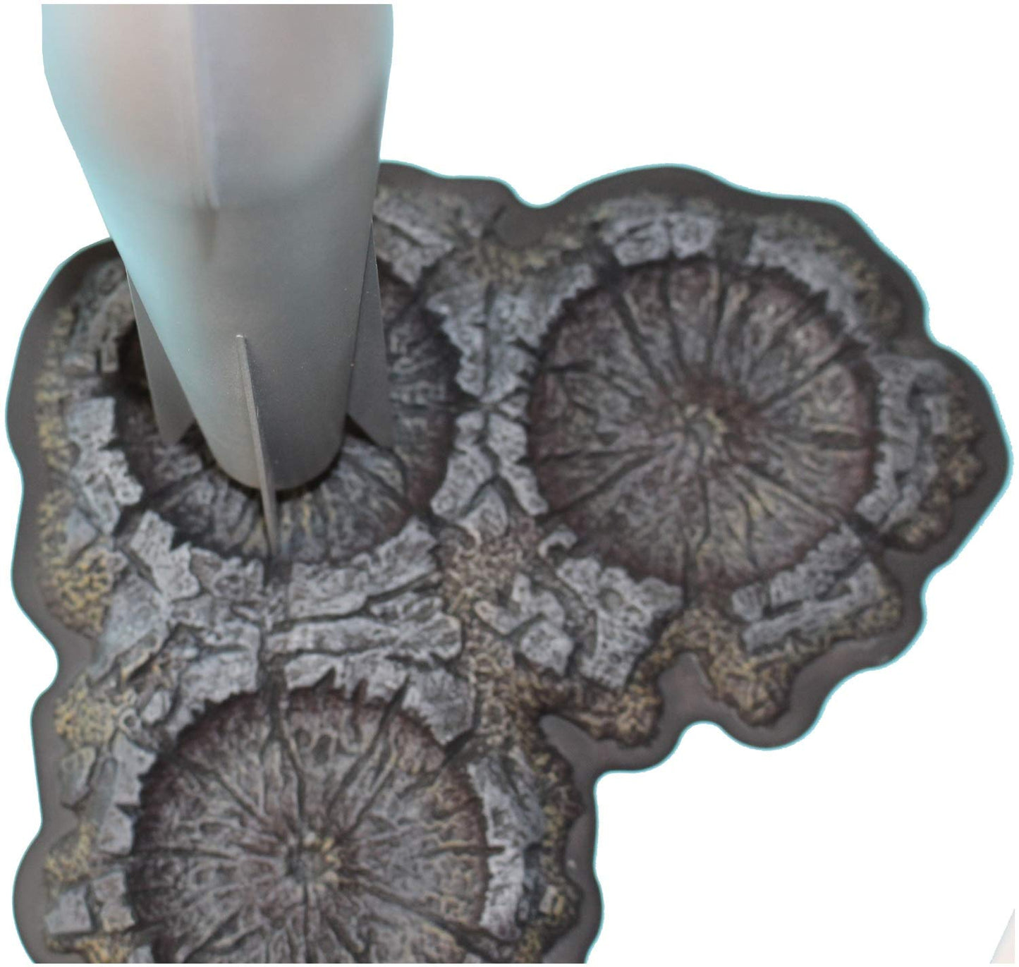 Crater Set - Unainted (5 Craters, 28Mm Terrain) By Pegasus Hobbies