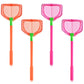 Coopay 4 Pieces Kids Fishing Net Catching Bug Nets Fish Butterfly Nets Beach Toys For Kids Outdoor Playing (Orange, Rose Red)
