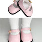 14.5'' American Doll Shoes- Mary Jane Black,Red,White,Pink- Shiny Shoe (Pink)