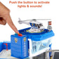 Matchbox Cars Playset, Action Drivers Police Station Dispatch, 1 Toy Helicopter & 1 Ford Police Car With Lights & Sounds