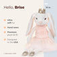 Bearington Sparkles Soft Plush Teddy Bear Tooth Fairy Doll, 14 Inches