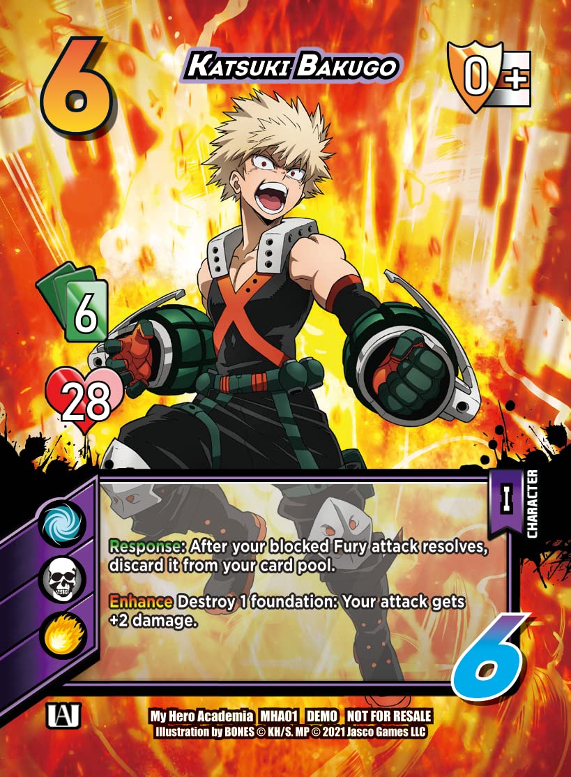 Jasco Games My Hero Academia Collectible Card Game Series 1 Unlimited | 10-Card Single-Pack Booster Pack | Trading Cards for Adu