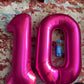 Hot Pink Party Decorations Number Balloon 40 Inch, 1 Balloon 1St Birthday Decorations Boy, 1 10 11 15 16 17 18 21 Balloons For B