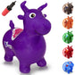 Waliki Bouncy Horse Hopper | Benny The Jumping Bull Inflatable Hopping Pony For Toddlers