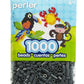 Bulk Buy: Perler Beads 1,000 Count Dark Grey (3 Pack)