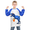 Sylfairy Kids Art Smocks For Painting, Waterproof Artist Rainbow Unicorn Aprons Paint Smocks Toddler Apron Smock For Child (Blue