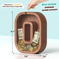 Summidate Wooden Letter Piggy Bank  Extra Thick Large Capacity Piggy Bank for Kids Boys Girls Toddler  Alphabet O Money Bank| Coin Box Birthday  Christmas  Festival