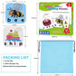 80 Words Self-Correcting Spelling Puzzles, Double-Sided Three And Four Letter Words With Matching Images, Perfect For Preschool Learning