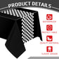 Irenare Car Birthday Party Supplies Racing Party Decorations Road Tablecloth Racetrack Table Runner Table Covers For Kids Boy Car Theme Birthday Party, 54 X 108 Inch (Black,3 Sheets)