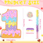 Aoriher Summer Birthday Piñata Ice Cream Game Set - Pink Cardboard with Bat, Blindfold, Mask & Confetti for Sundae Theme Party