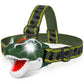 Dx Da Xin Dinosaur Headlamp T-Rex Led Headlamps For Kids Flashlights Camping Gear - Dinosaur Toys For Boys Girls Toddlers Outdoo