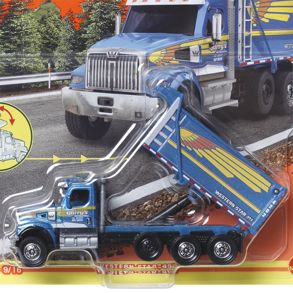 Matchbox Western Star 49X, Working Rigs 9/16 [Blue]