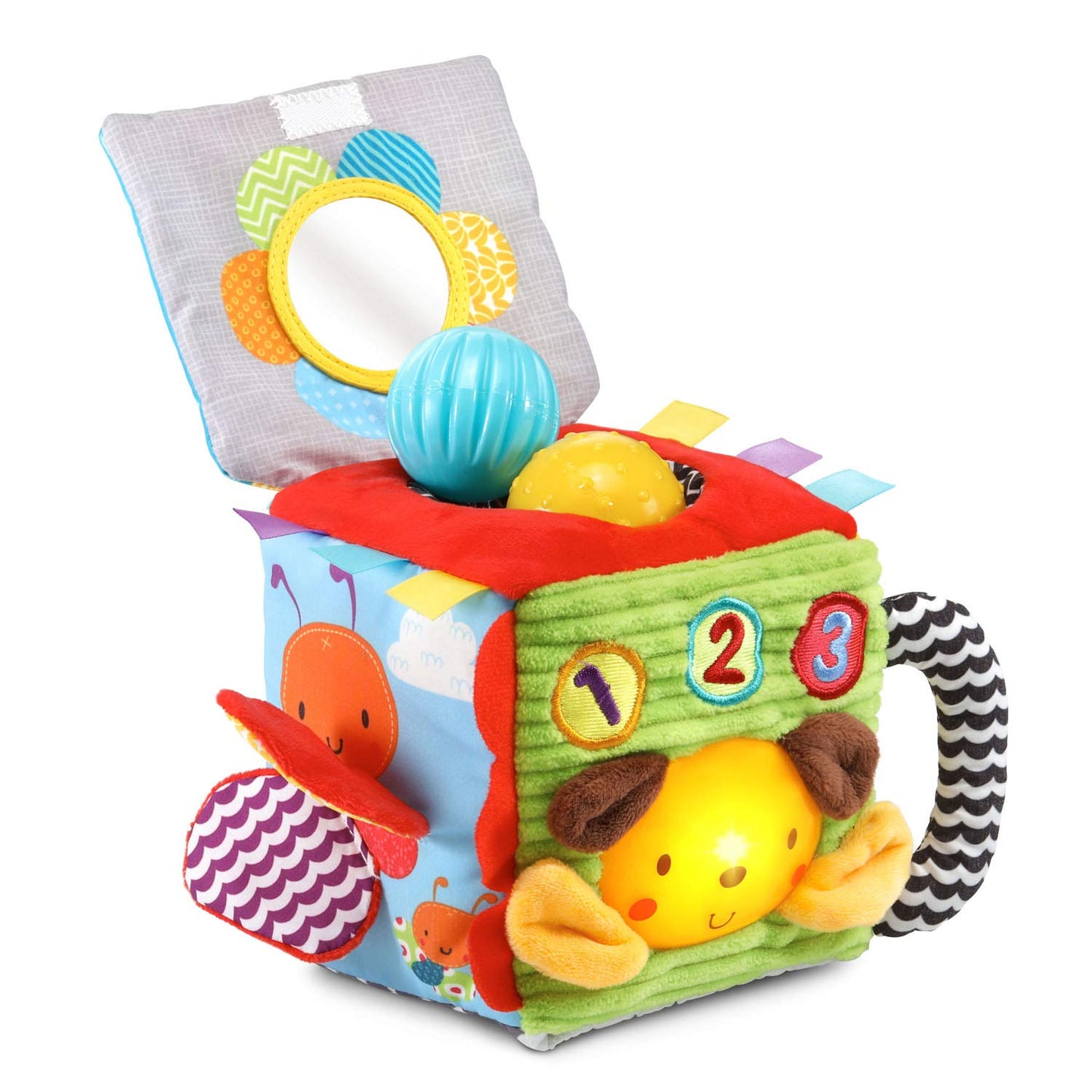 VTech Soft and Smart Sensory Cube - Medium Multicolor Plastic Toy, Model 80-528200