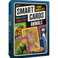 100 Pics Smart Cards Animals, 7 Games In 1, Pairs, Snap, Trumps, Rummy, Memory Quiz, Learn Facts, Travel Game, Gift, Stocking Stuffer, 50 Cards, Age 5+, 1-8 Players