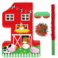 Hungdao Farm Birthday Pinata Number Pinata With Blindfold Bat And Confetti Animal Pinata For Boys Girls Birthday Party Decorations Barnyard Baby Shower Carnival Game Supplies(Farm Number 1)