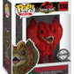 Funko Pop Movies: Jurassic Park - Red Dilophosaurus Collectible Figure, Multicolor