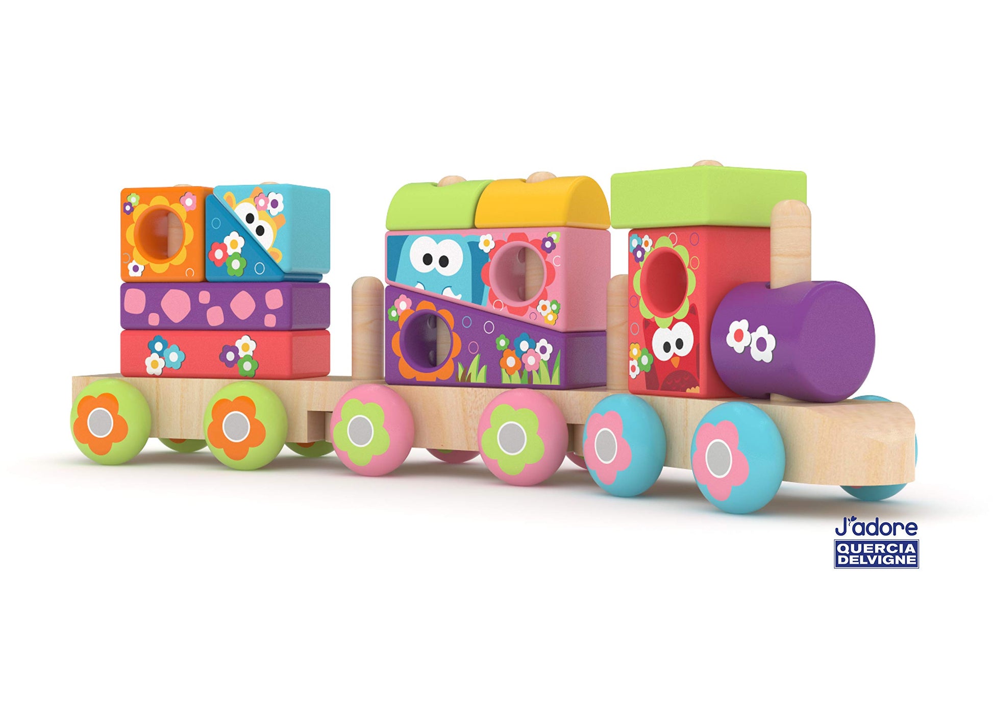 Jadore Animal Print Stacking Train