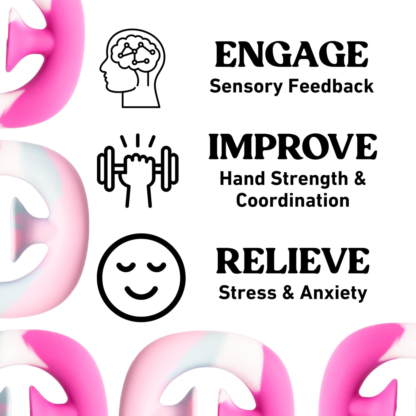 Fidget Snapper 4-Pack By Fenrici - Perfect For Kids & Adults, Sensory Stress Relief With Dual Auditory & Tactile Fun, Great For