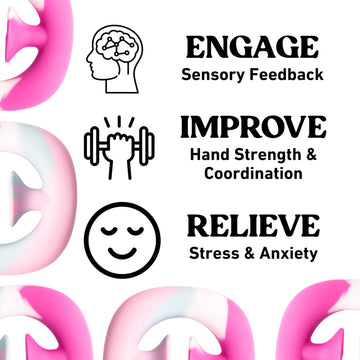 Fidget Snapper 4-Pack By Fenrici - Perfect For Kids & Adults, Sensory Stress Relief With Dual Auditory & Tactile Fun, Great For