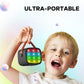 Yll Mini Karaoke Machine For Kids, Portable Bluetooth Speaker With Wireless Microphone, Easter Birthday Toys Gifts For Boys 3 4 5 6 7 8 9 10 11 12 + Years Old Party Family School Home (Black 1 Mic)