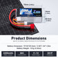 Zeee 3S 2200mAh Shorty Pack Lipo Battery 11.1V 50C Battery with T Connector for RC Car Truck Vehicles RC Boat RC Drone Airplane