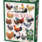 Cobble Hill 1000 Piece Puzzle - Chicken Quotes - Includes Sample Poster - Cardboard - Model 40137