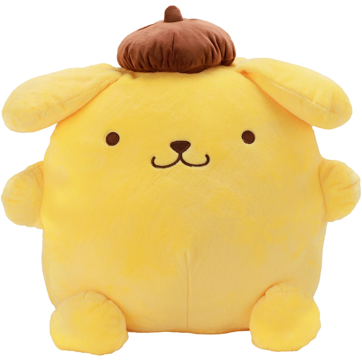 Juju Pompompurin Plush (20 In) - Cute Kawaii Stuff - Kawaii Accessories Pompompurin Stuff - Pompompurin Accessories Cute Accesso
