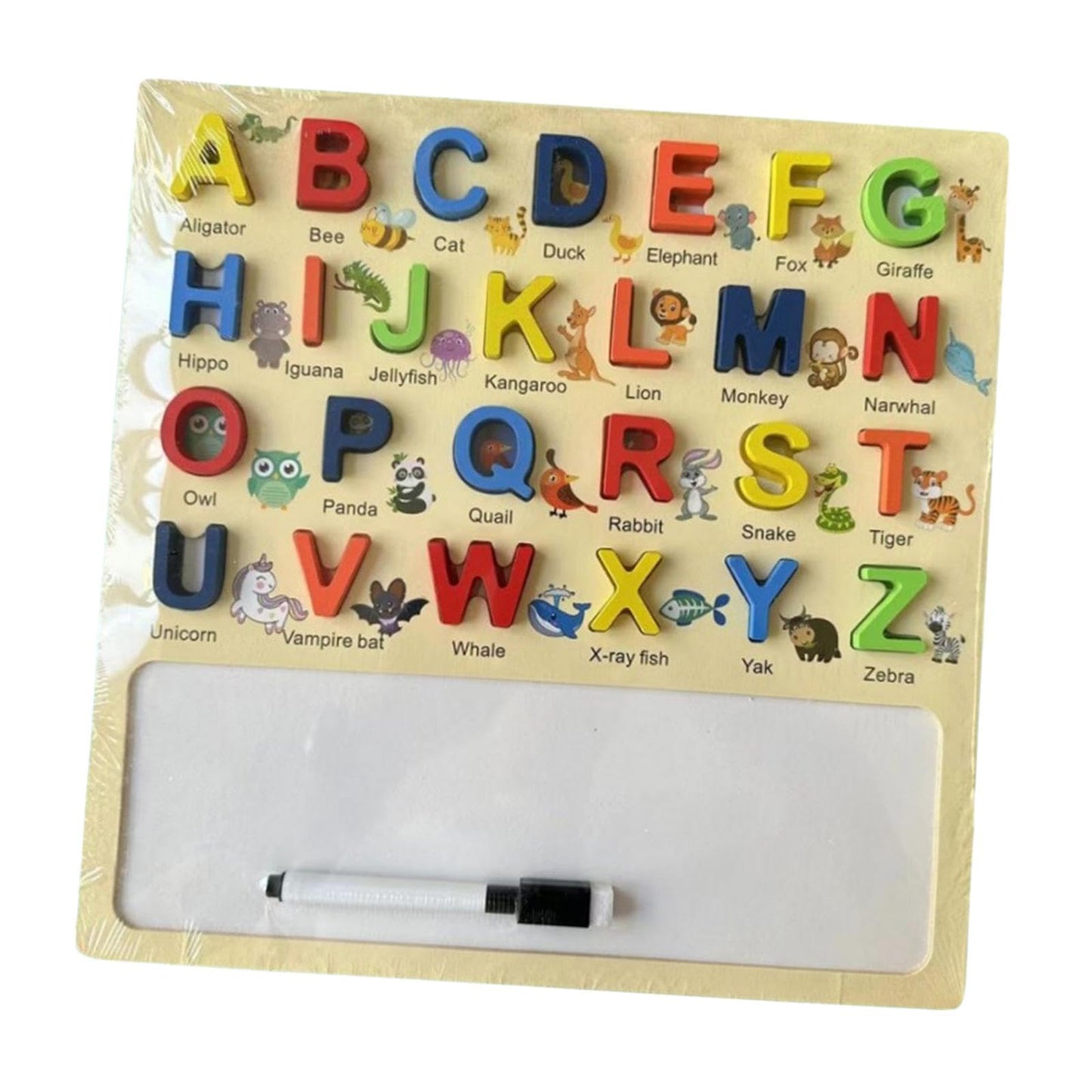 Bnf Wooden Alphabet Puzzles Board Smooth Surface Interactive Valentines Day Gifts Uppercasebaby | Toys For Baby | Developmental 