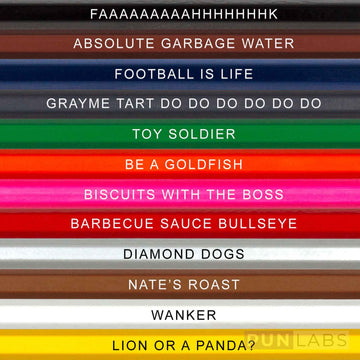 Richmond Till I Dyes Colored Pencil Set for Fans of The Show | Set of 12 Inspired Parody Pencils | Each Color Pencil is Foil-Sta