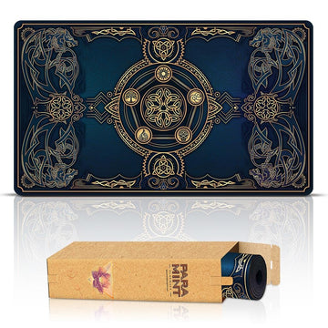 Paramint Royal Dragon Blast (Stitched) - Mtg Playmat - Compatible With Magic The Gathering Playmat - Play Mtg, Yugioh, Tcg - Original Play Mat Art Designs & Accessories