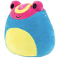 Squishmallows 8" Wamina Blue Frog Plush - Soft Polyester Stuffed Animal Toy for Kids