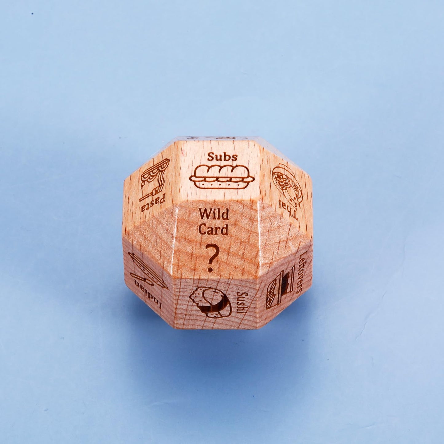 GGOJAGST Date Night Dice - 18 Sided Food Decision Dice for Couples, Fun Anniversary Gift for Men & Women