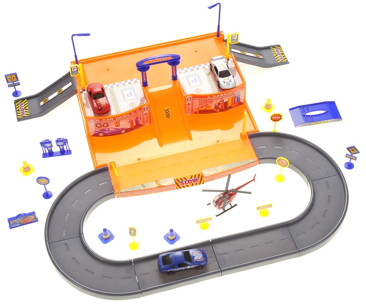 AZ Trading & Import TC288 Parking Garage Diecast Racing Playset