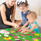 WATINC Insect Teaching Felt Board Story Set 3.5 Ft 45Pcs Preschool Bug Animals Caterpillar Bee Butterfly Dragonfly Storytelling