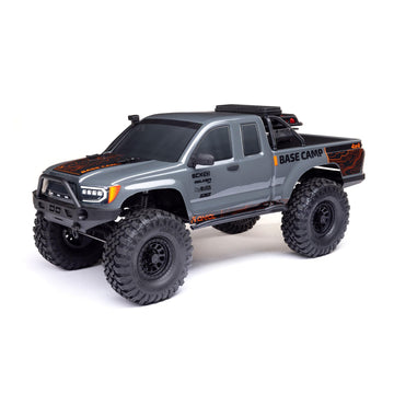 Axial Rc Truck 1/10 Scx10 Iii Base Camp 4X4 Rock Crawler Brushed Rtr (Battery And Charger Not Included), Gray, Axi-1375T2