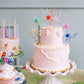 Meri Meri Star Birthday Candles for Cake (Pack of 6), Unscented, Fun Birthday Candles, Meri Meri Candles