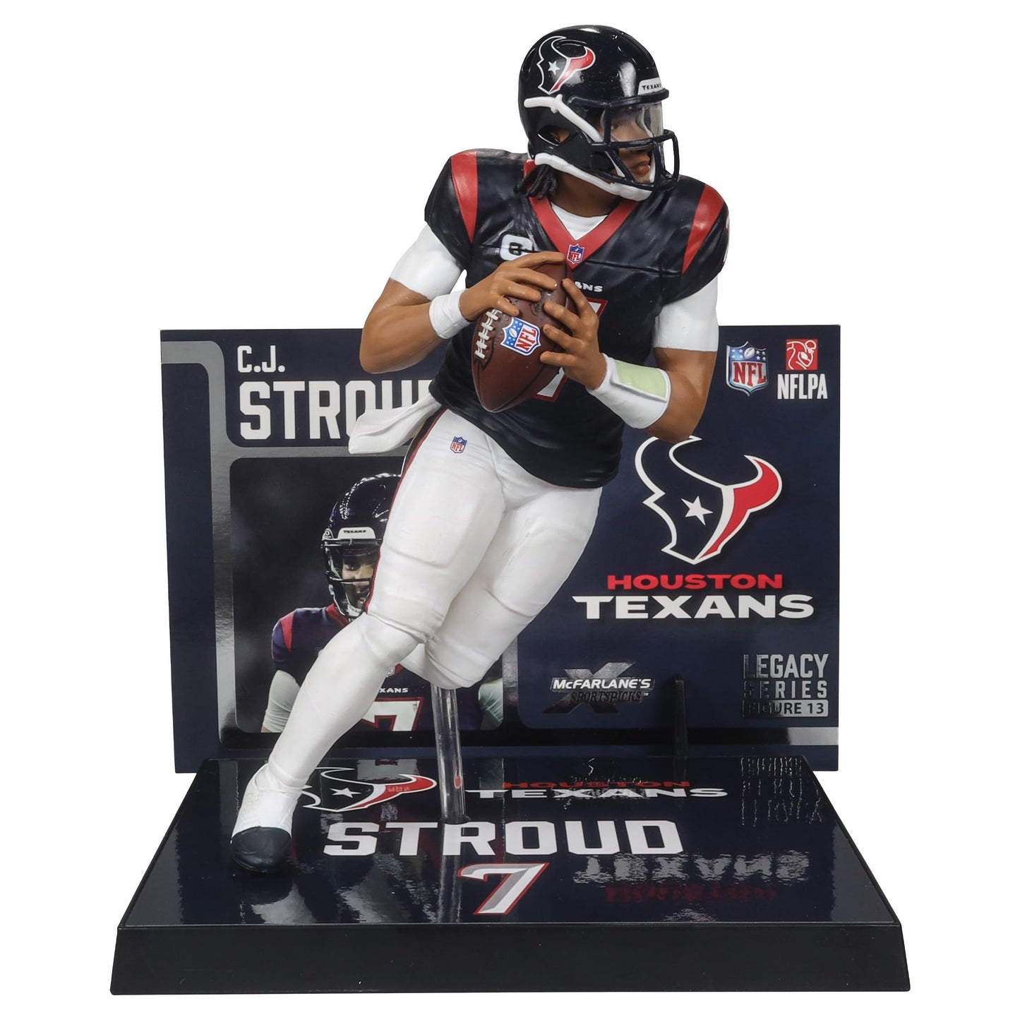 McFarlane Toys CJ Stroud NFL 7" Figure - Multicolor Plastic Collectible, Model 787926103717