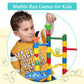 Poplay 120Pcs Glass Marbles Bulk, For Kids Marble Run Games, Vase Fillers, Blue