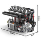 Mould King 10087 Inline-Four Engine Building Blocks Set, 1787 PCS Plastic Model Kit with Battery and Motor for Adults and Kids