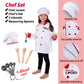 Born Toys Kids Dress Up Costumes For Toddlers - Washable Play Outfits For Boys & Girls, Ages 3-7 (Worker, Chef, Gardener)