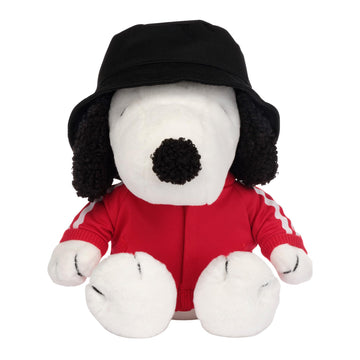 Lambs & Ivy Hip Hop Snoopy Plush Dog Stuffed Animal Toy with Hat & Track Jacket
