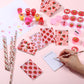 Sayglossy Strawberry Party Favors Set - 251 Pcs Gift Bags, Pencils, Notebooks, Bracelets, Keychains, Stickers - Perfect for Birthdays & Showers