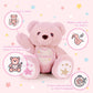 Customizedbee Custom Starlight Teddy Bear 14 in - Personalized Plush with Embroidered Name & Stars, Soft Huggable Toy with Posea