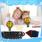 QOUBAI 32 Sets Air Balloons Suncatchers Craft Kit DIY Window Stained Glass Effect Hot Air Balloons VBS Paper Craft Home School C